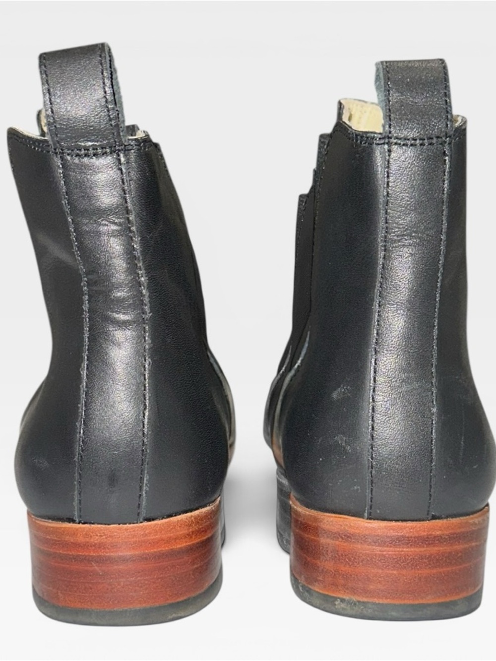 Nisolo Chelsie Booties Black Leather Women’s Size 8.5 - Picture 6 of 10